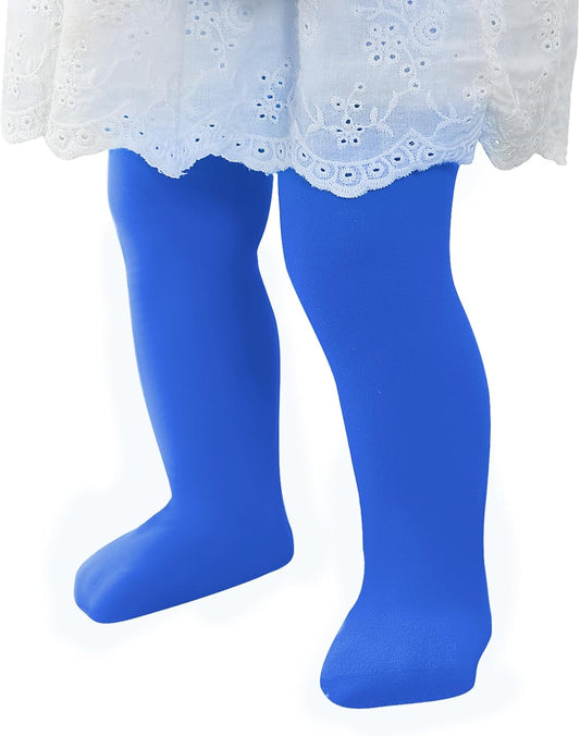 Ultra Soft Toddler Ballet Tights for Girls - Footed Dance Tights Colorful Baby Girls Leggings for Daily Party Halloween 1-6T