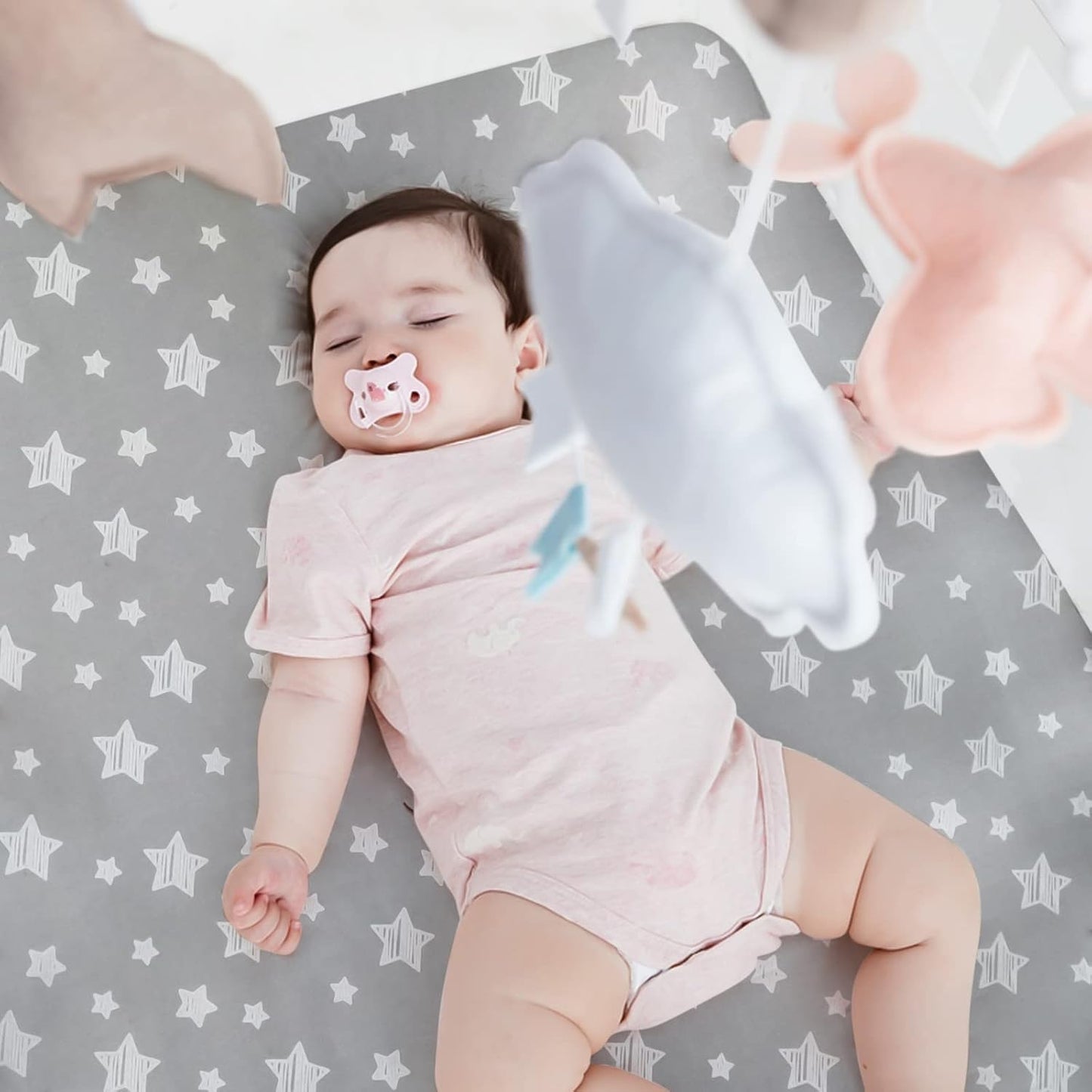 Crib Sheets for Boys or Girls 4 Pack, Fitted Crib Sheet for Standard Size Crib and Toddler Mattresses, Soft and Breathable Material, Navy