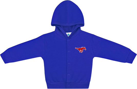 Creative Knitwear College Baby Snap Hooded Jacket - Team Logo, Multiple Colors, for Boys & Girls, (0-24 Months)