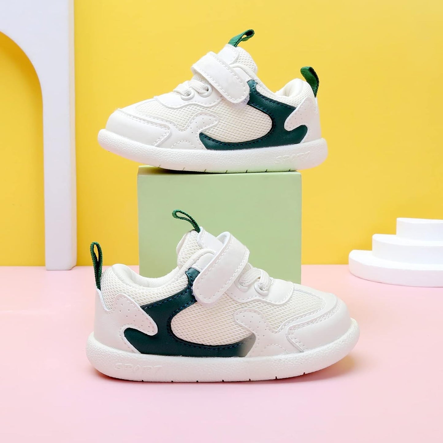 Baby Boy Girl Shoes Infant Non Slip Sneakers Breathable Lightweight Toddler First Walking Shoes 6 12 18 24 Months