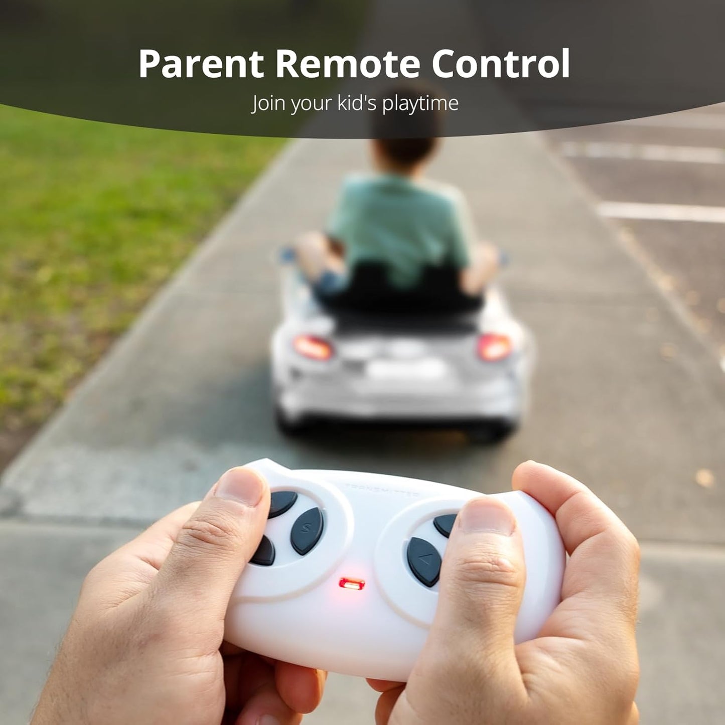 Licensed Audi Electric Kids Car, 12V Kids Ride-on Toy Car for Toddlers w/Remote - White