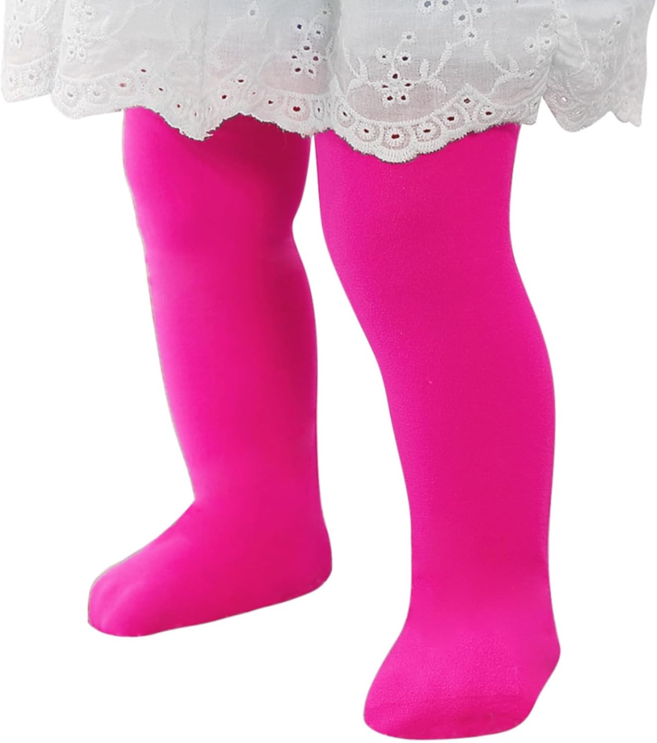 Ultra Soft Toddler Ballet Tights for Girls - Footed Dance Tights Colorful Baby Girls Leggings for Daily Party Halloween 1-6T