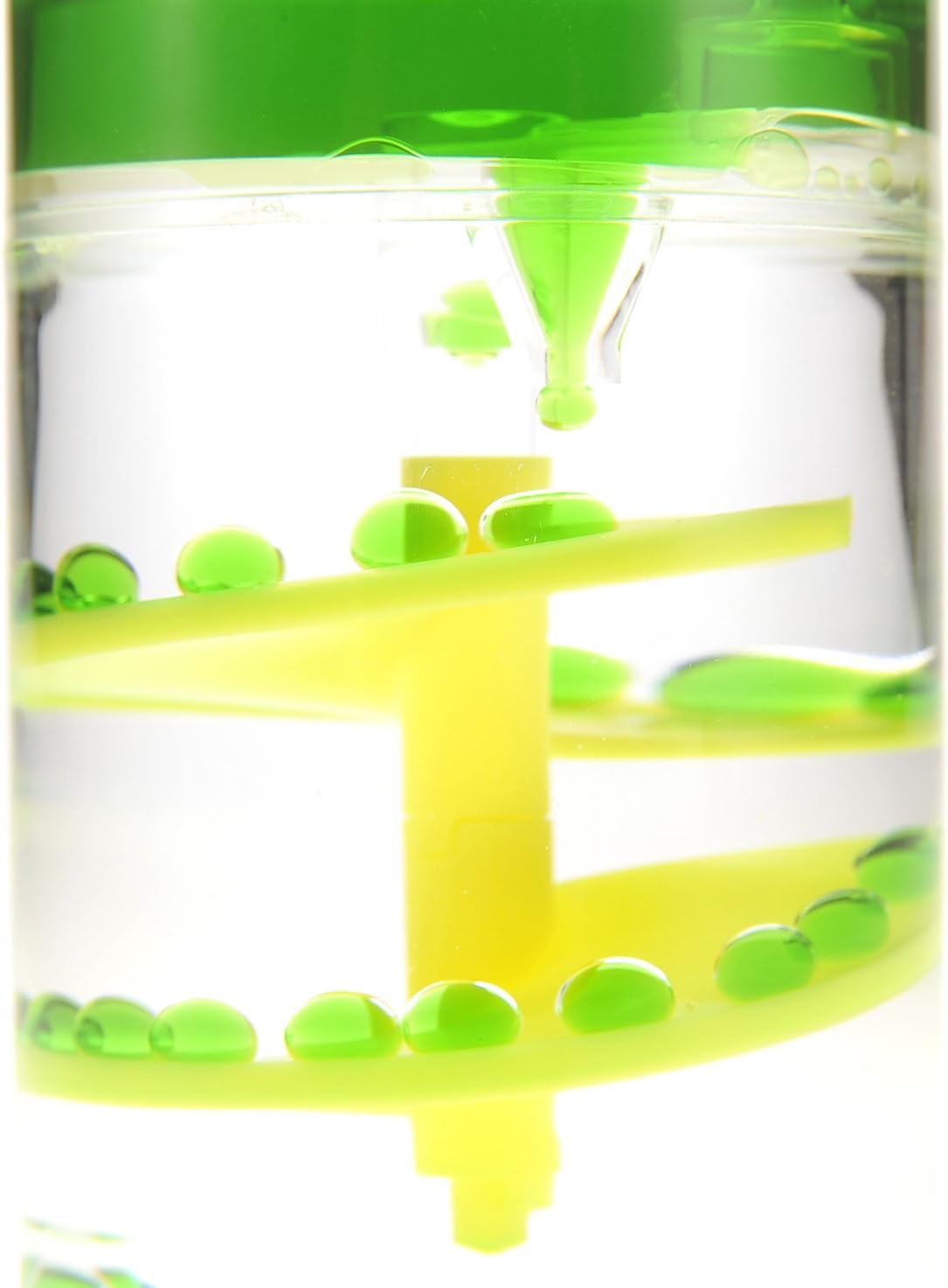 PowerTRC Cylinder Liquid Motion Bubbler, Liquid Sensory Toy Timer, Calm and Relaxing Fidget Desk Toy, Helps with Anxiety, Austism, ADHD. Gifts for Kids and Adults Classroom and Office