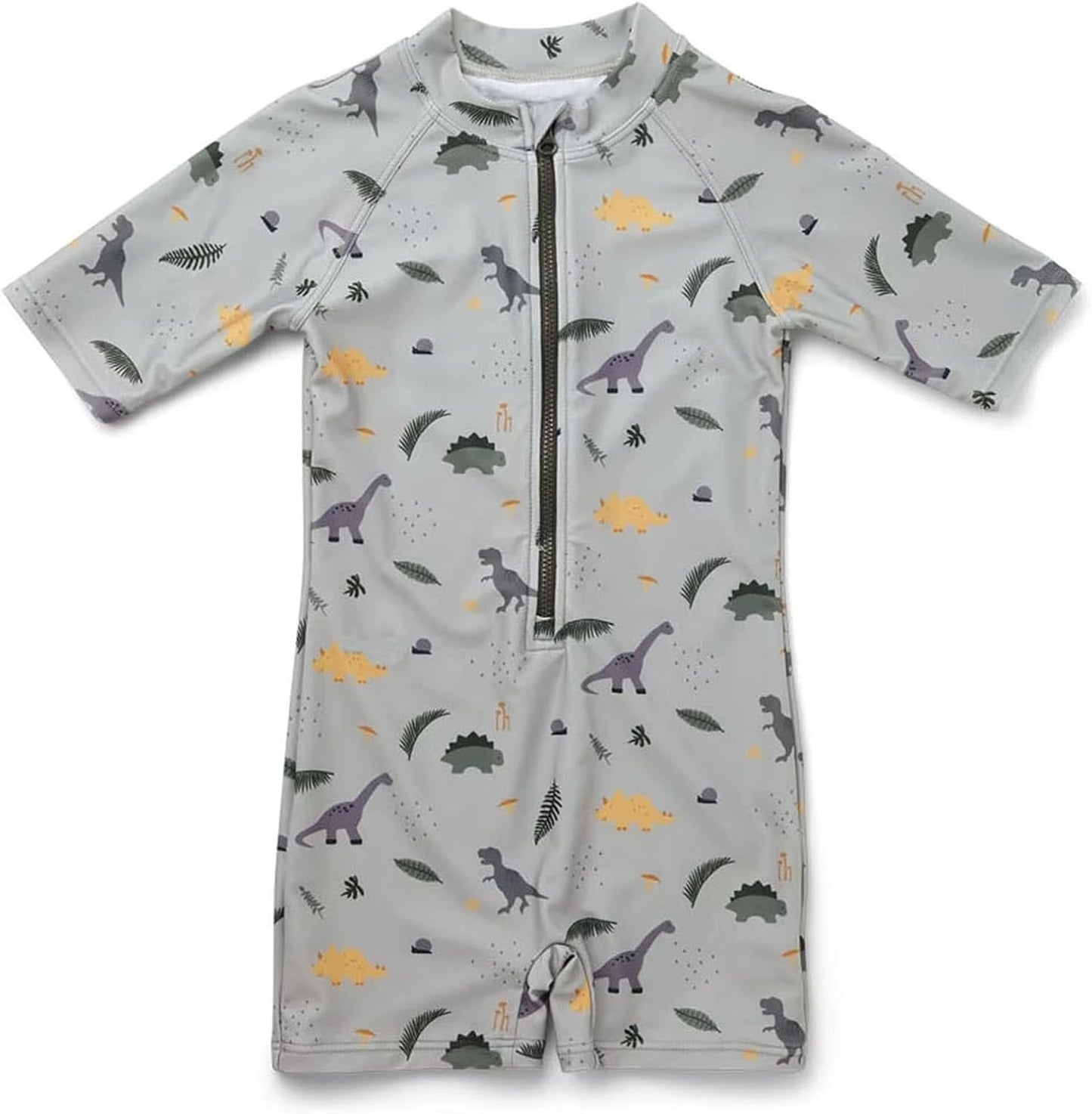 Boys One Piece Swimsuit Whale Dolphin Bathing Suit Zipper Rash Guard Kid Short Sleeve Swimwear Shark Beach Wear UPF50+