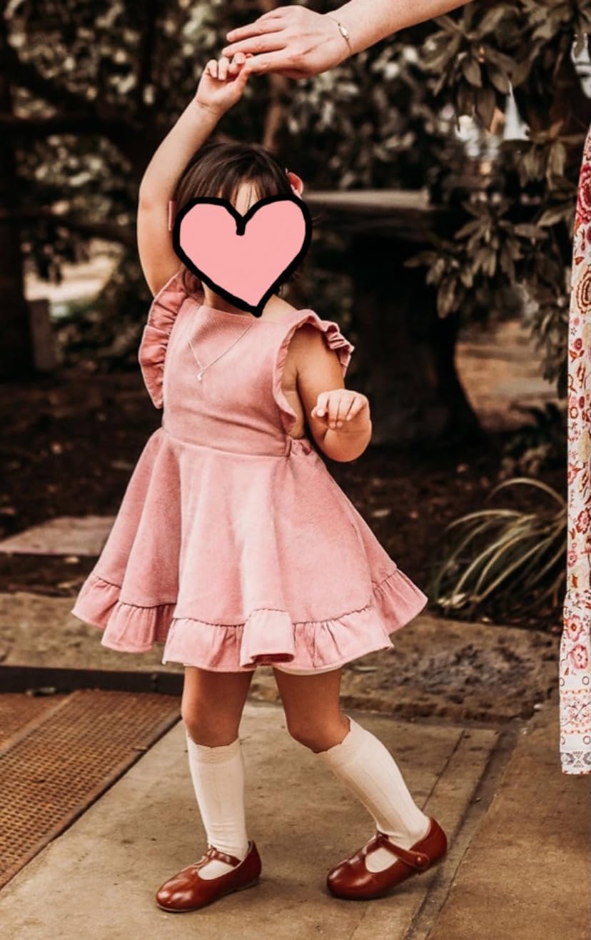 Zando Baby Knee High Socks - Infant to Toddler, Cotton Ruffle Socks, Warm Girls & Boys Long Stockings, 3-6 Pairs