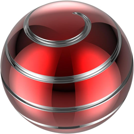 Kinetic Desk Toys, 1.54'' Kinetic Spinning Desk Toys for Kids Adults, Fidget Toys for Party Favors, Christmas Stocking Stuffers, Easter Basket (39MM, Red-A)