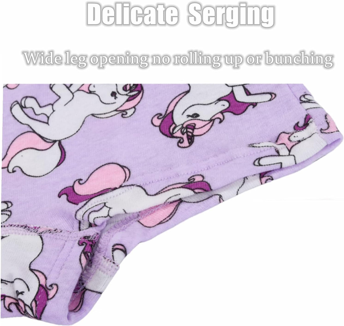 Cczmfeas Girls Hipster Cotton Underwear Boyshort Panties 6 Pack