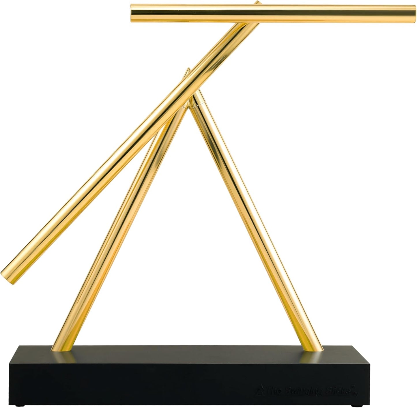 Kinetic Energy Sculpture - Desktop Toy Version (Black/Gold)