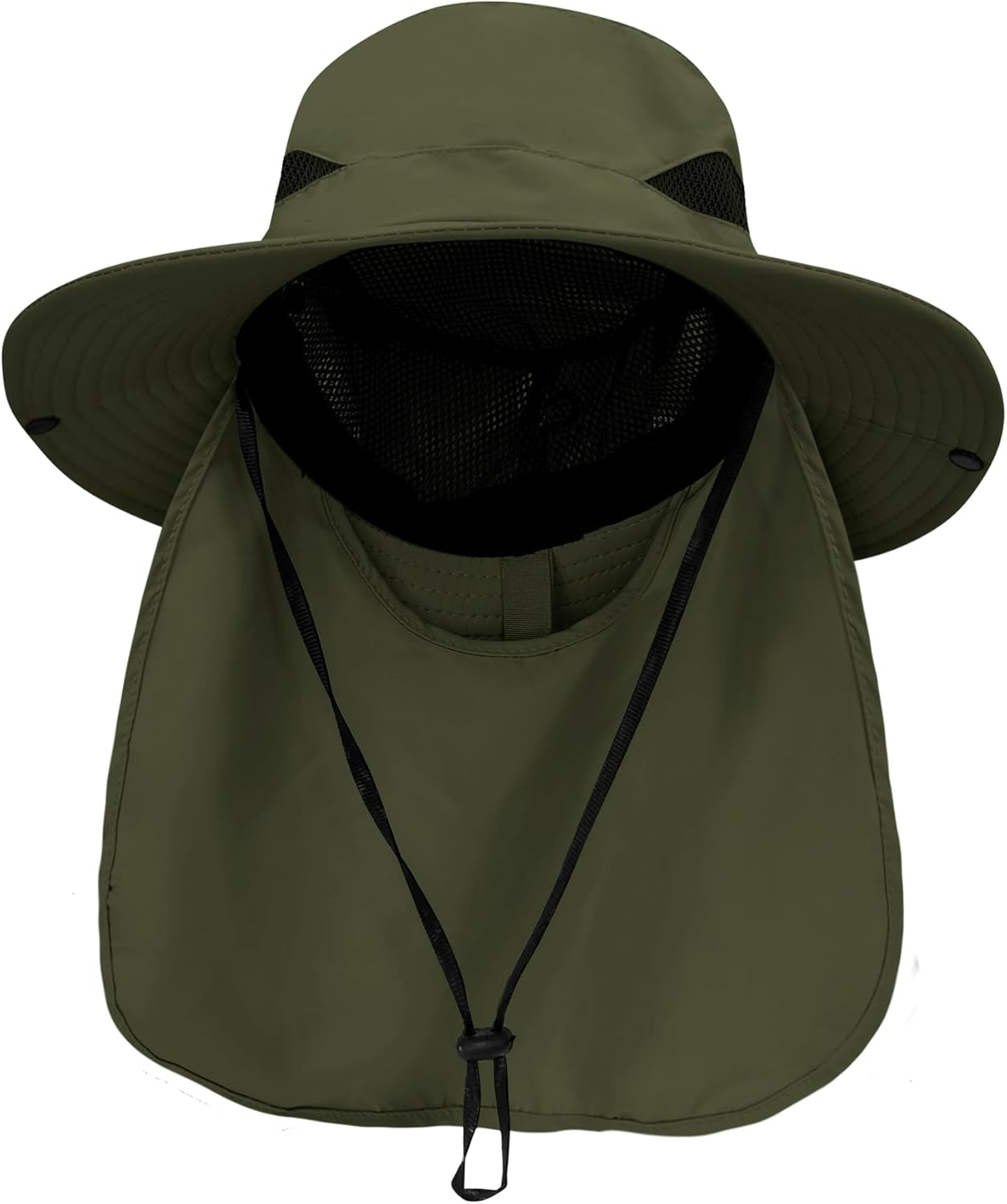 PFFY Sun Bucket Hats for Men Women 3” Wide Brim UPF 50+ Fishing & Beach Hat