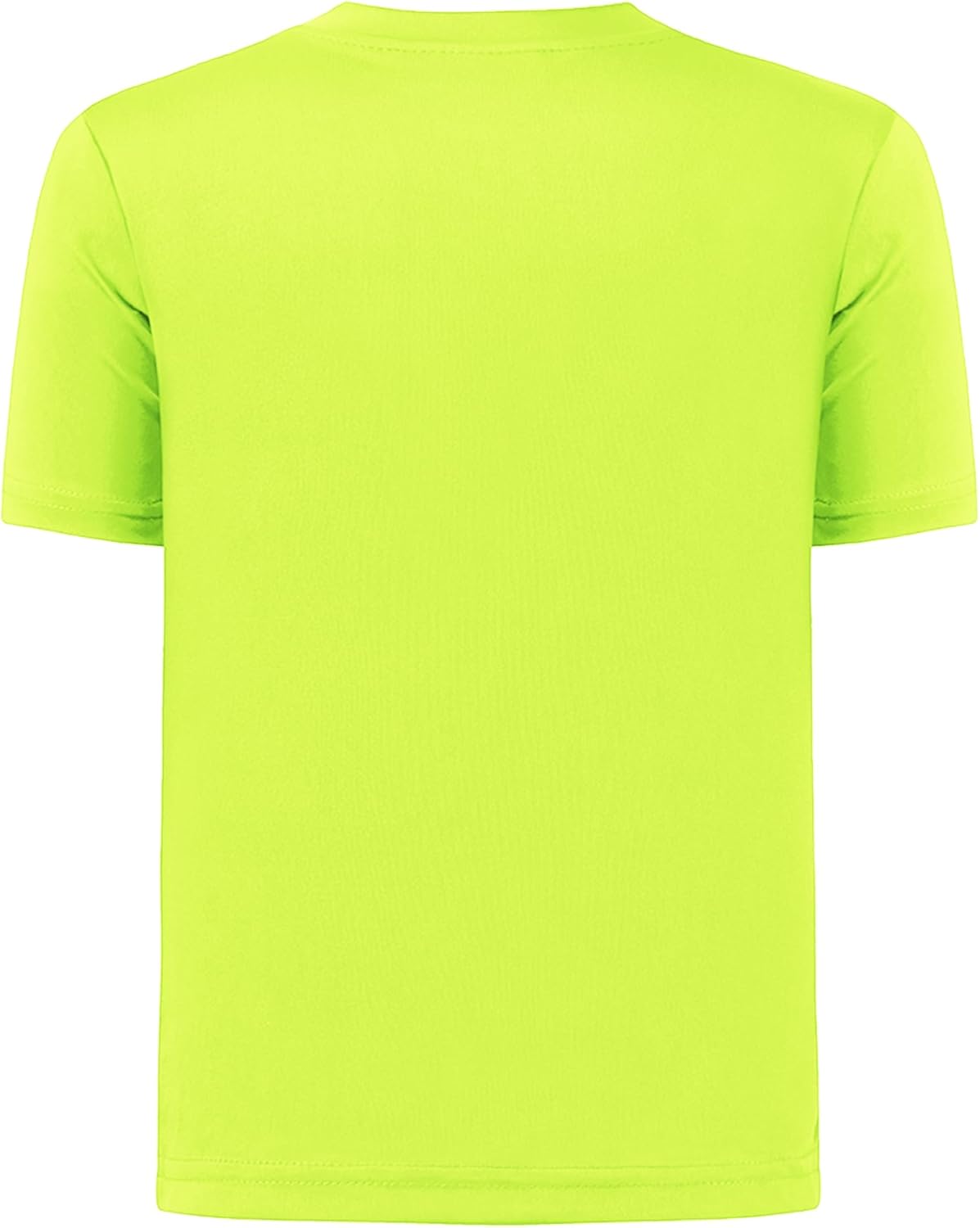 QBK 2T to Youth Neon Shirt Kids UPF 50+ Dry Fit Athletic Short Sleeve Rash Guard T Shirts for Boys Girls Sports Undershirt