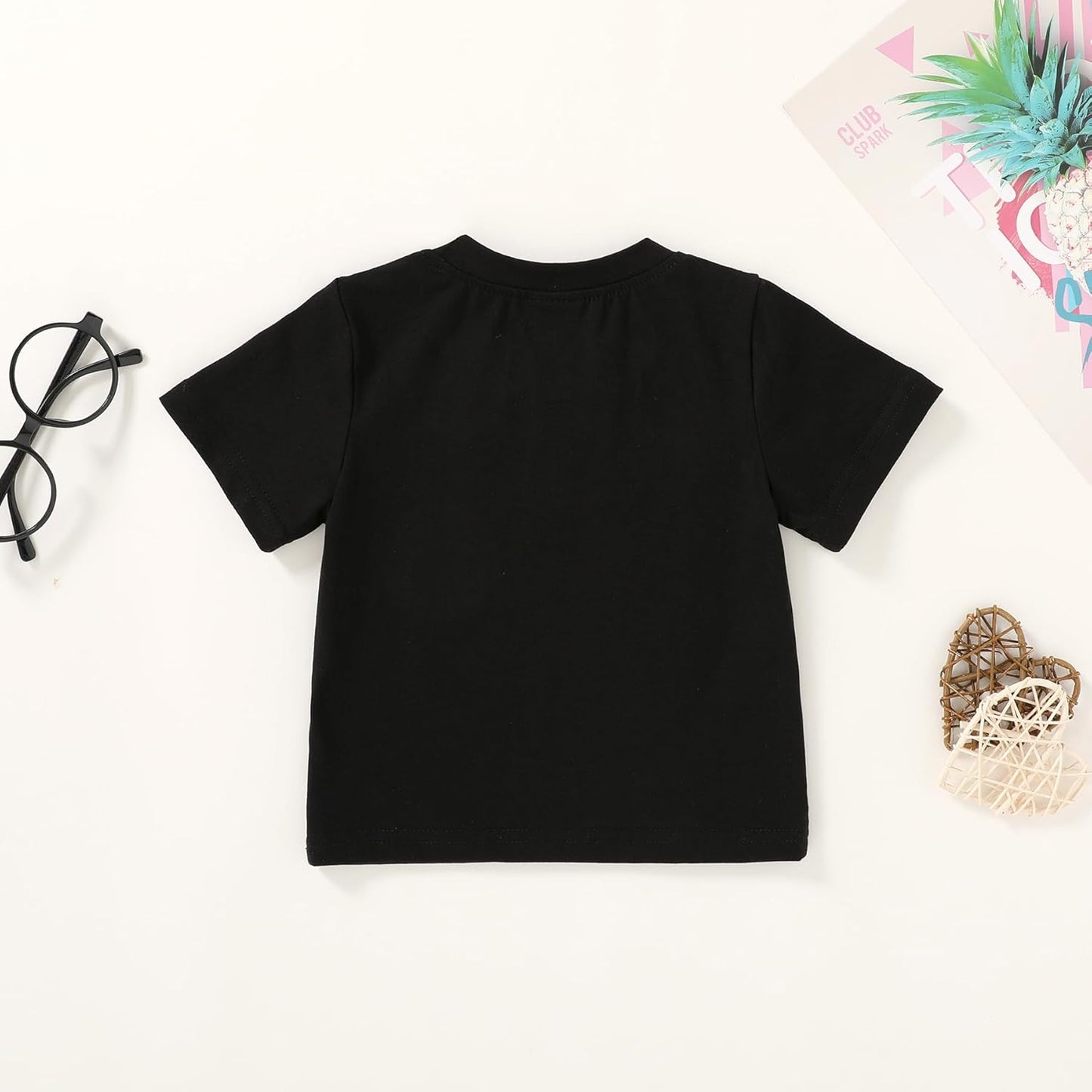 Happy Town Toddler Clothes Baby Boy Girl Smiley Face Shirt Short Sleeve T-Shirt Tee Summer Tops Outfits