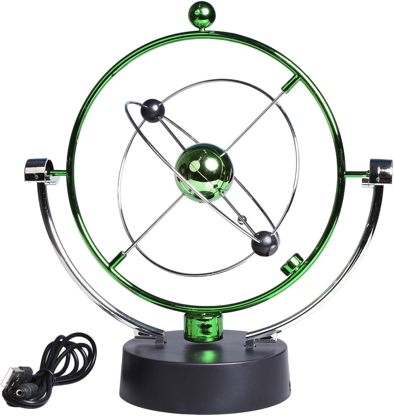 ThinkTop Kinetic Art Asteroid, Educational Physics Mechanics Science Toy Kinetic Art Milky Way Orbital Electronic Perpetual Motion Desk Home Decor