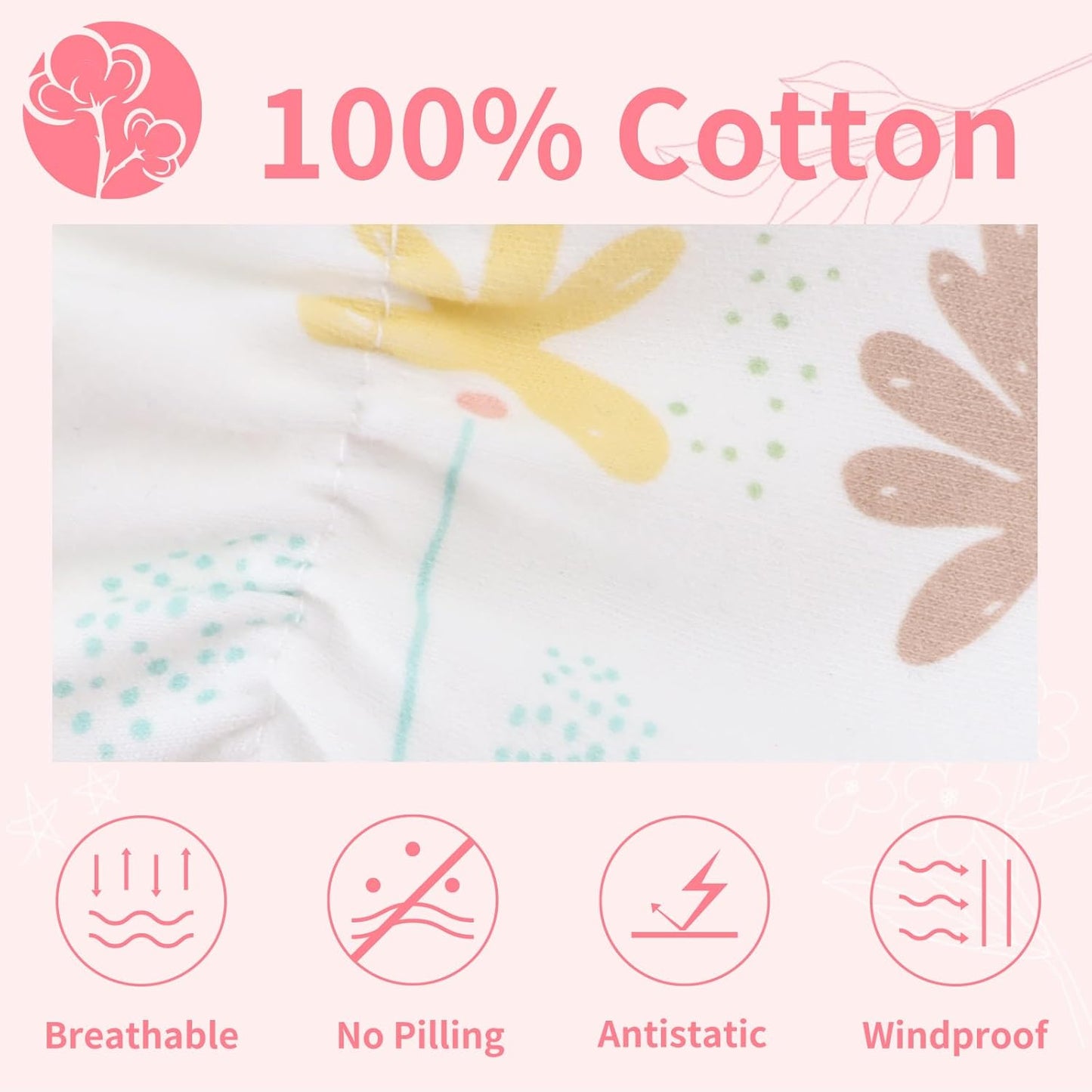 Newborn Baby Mittens Infant No Scratch Gloves Cotton Mitts for Baby Girls Boys