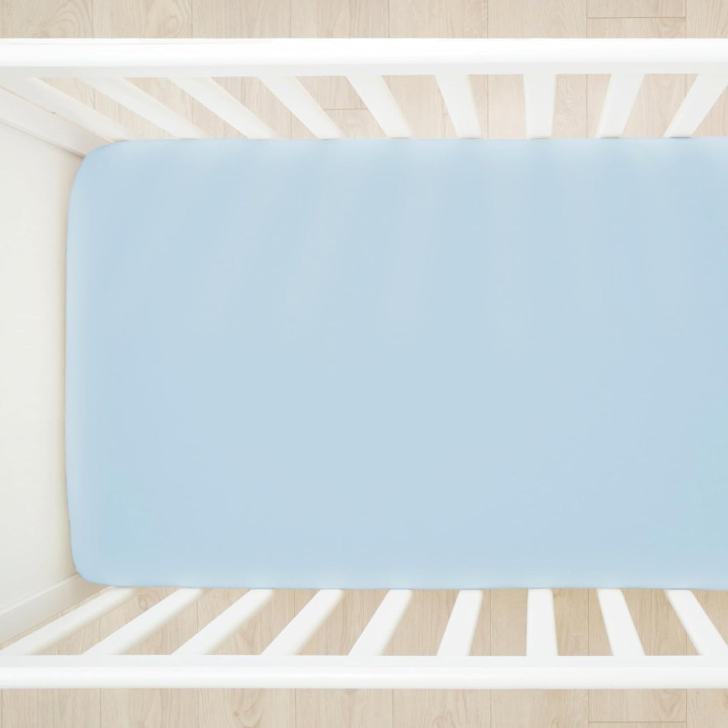 HonestBaby unisex-baby Fitted Crib Sheets Set Standard Mattress, 100% Organic Cotton Baby Boys, Girls, Neutral, 1 Pack - Light Pink, One Size