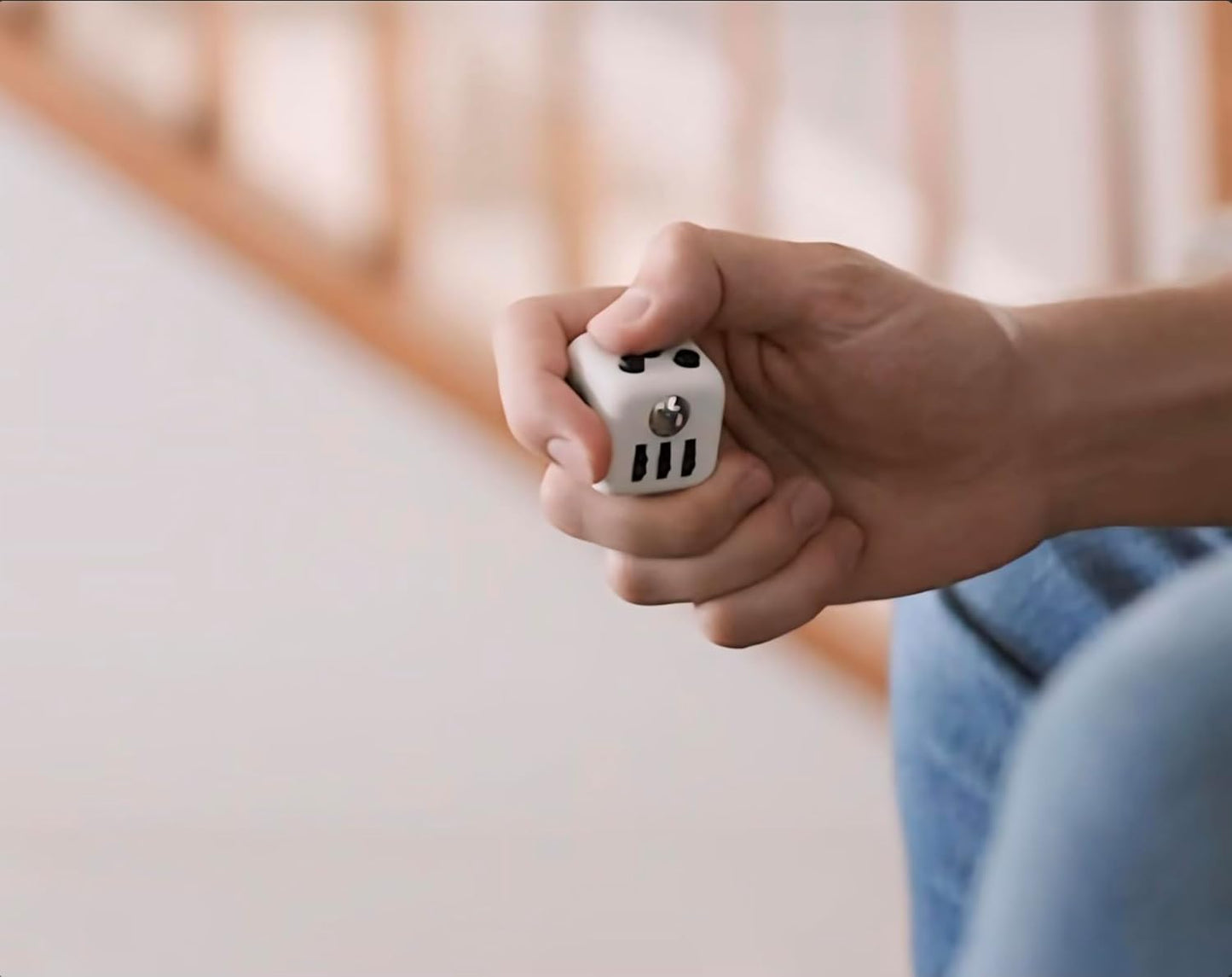 Fidget Gadget Toy - Premium Quality Stress Relief Cube Toy for Adults and Kids - Improve Focus, Relieve Anxiety, and Increase Productivity - Durable and Portable Design, Small, Oreo