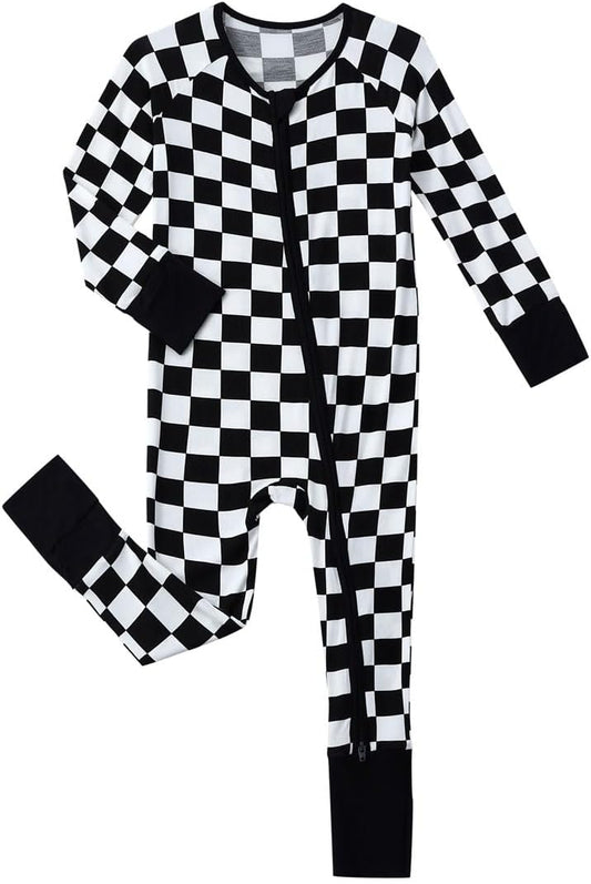Baby Viscose from Bamboo Pajamas - Infant Boys Girls Footless Zippy Pjs Sleep 'N Play Clothes - One Piece Romper