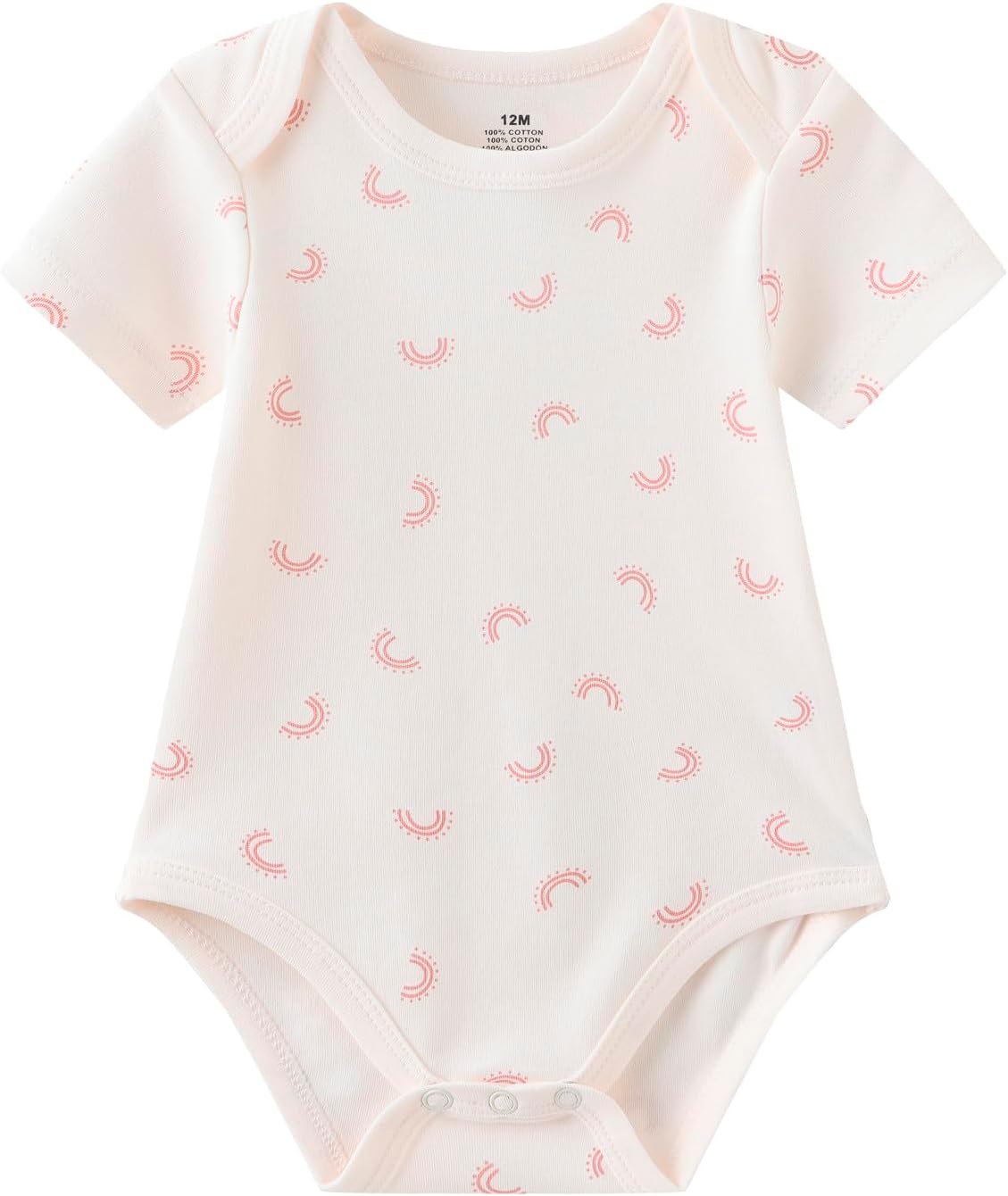 Baby Bodysuit Short Sleeve one-Piece Newborn Baby Clothes for Baby Boy and Girls