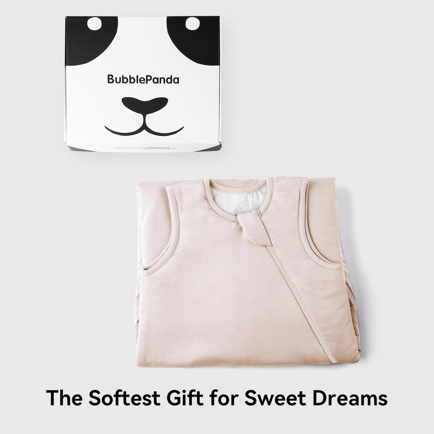 BubblePanda Rayon Made from Bamboo Sleep Sack 18-24 Months 0.5 Tog Soft Lightweight Toddler Sleep Sack 2t for Babies 2-Way Zipper Wearable Blanket Baby 18 Months