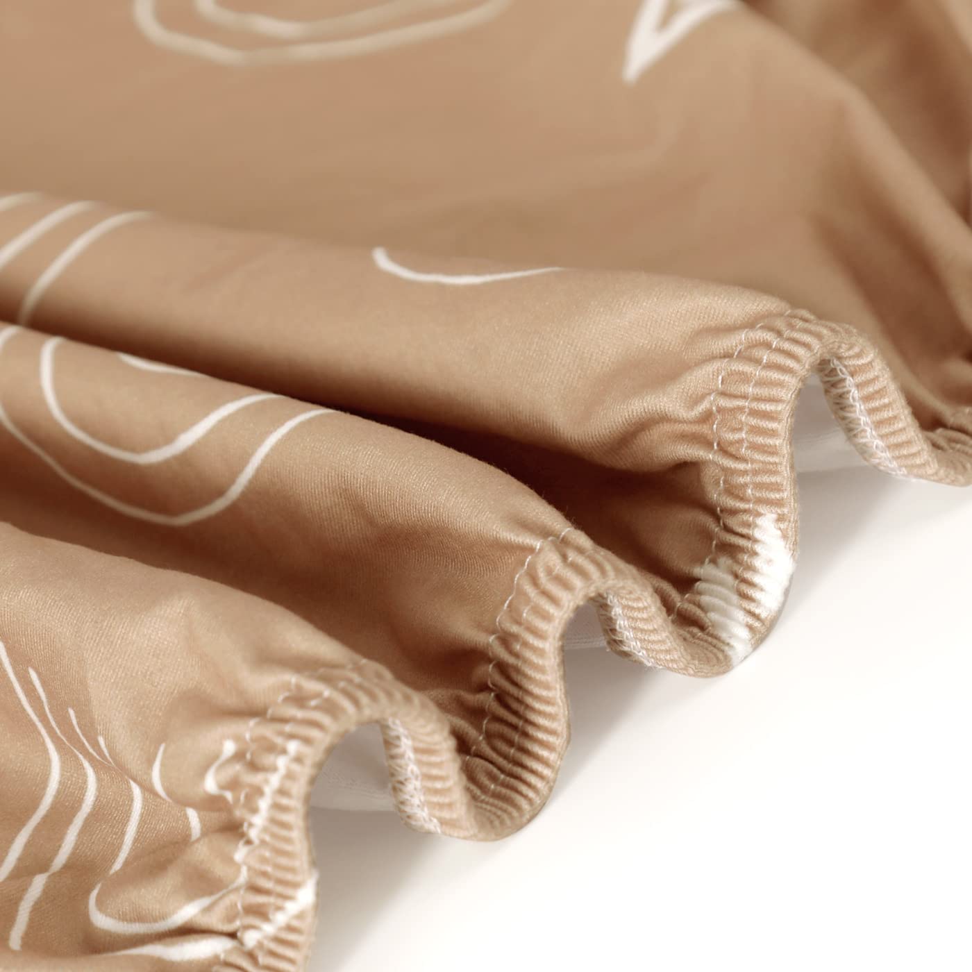 GRSSDER Stretchy Ultra Soft Jersey Knit Fitted Pack n Play Sheets Set 2 Pack, Neutral Portable/Mini Cribs Sheets, Fit Playpen Mattress Pads Safe and Snug, Jungle Bear/Rainbow for Baby