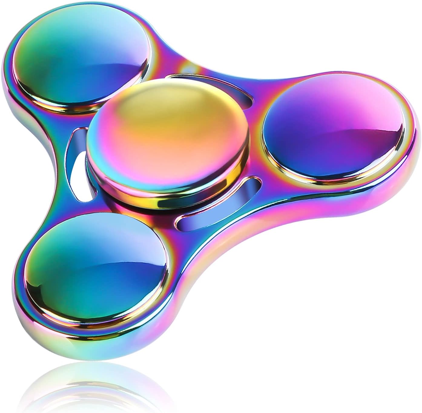 ATESSON Fidget Spinner Toy Durable Stainless Steel Bearing High Speed Spins Precision Metal Hand Spinner EDC ADHD Focus Anxiety Stress Relief Boredom Killing Time Toys for Adults Kids
