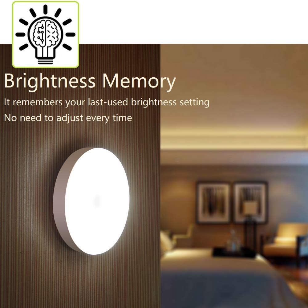 Mini Touch Light, Rechargeable Battery Operated Closet Lights Wardrobe Lights, Magnetic Stick-on Anywhere LED Night Light, Wireless Under Cabinet Lighting, Dimmable Tap Push Light Lamp
