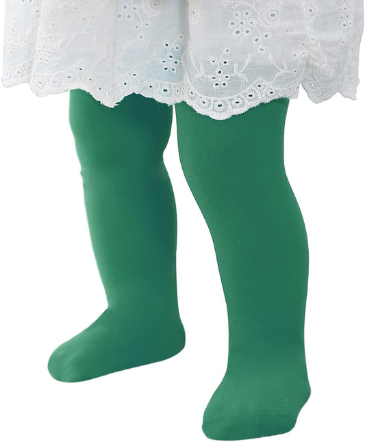 Ultra Soft Toddler Ballet Tights for Girls - Footed Dance Tights Colorful Baby Girls Leggings for Daily Party Halloween 1-6T