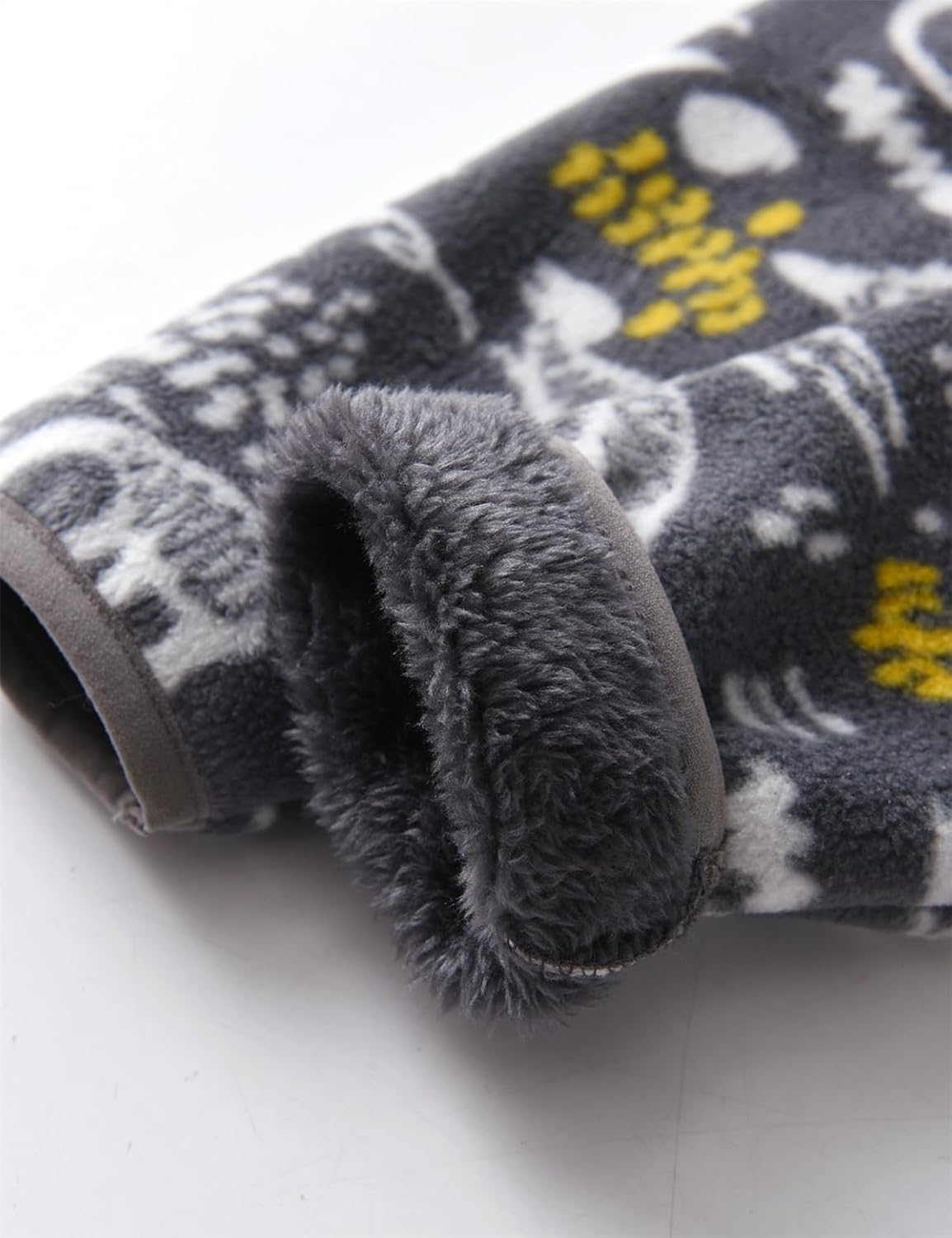 Kids Printed Polar Fleece Jacket Toddler Baby Boys Girls Autumn Winter Warm Sherpa Lining Outerwear Soft Lightweight