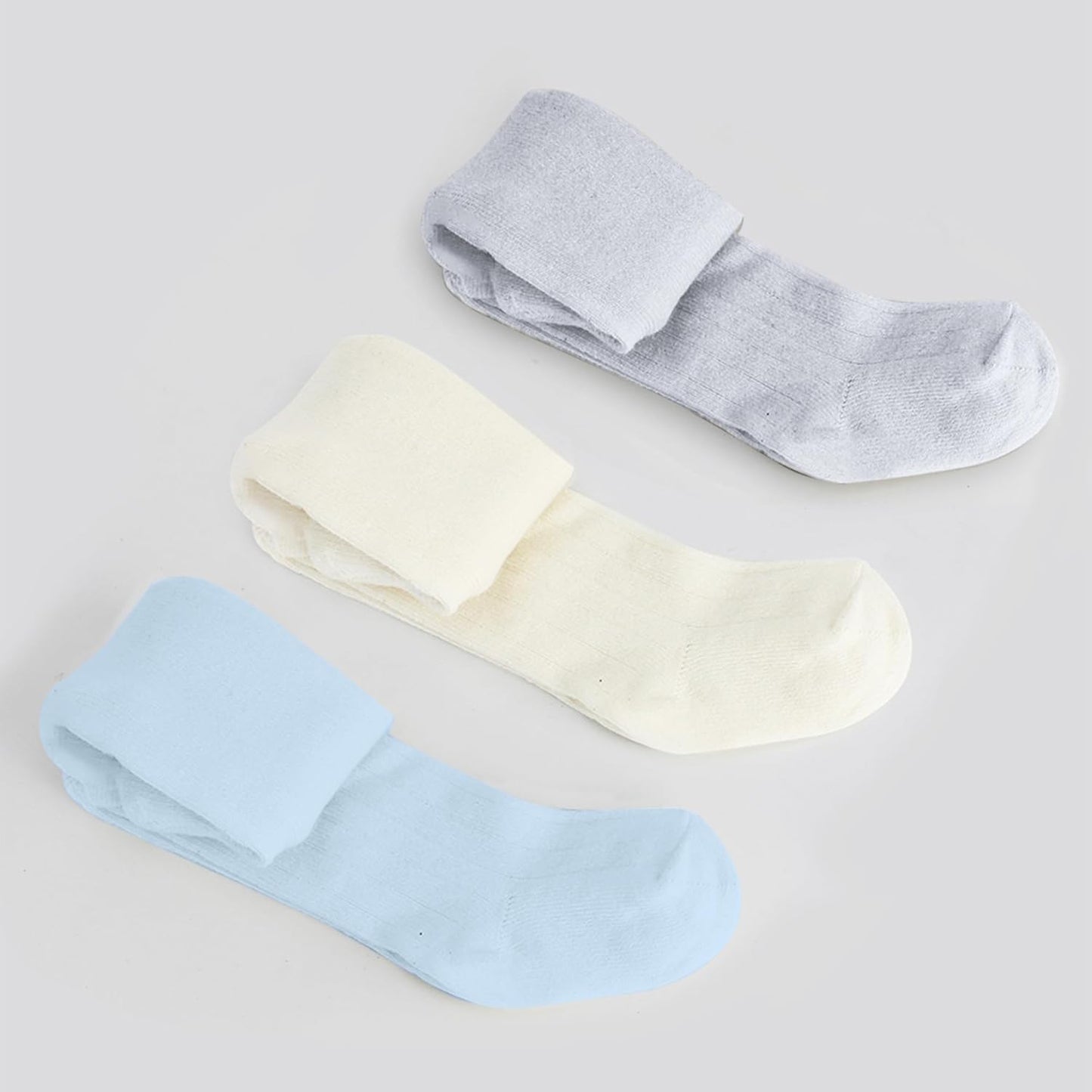 bistyle Baby Girls Tights Thick Leggings Soft | Warm Organic Cotton Stockings Pantyhose | Newborn Infant Toddler 3 Pack