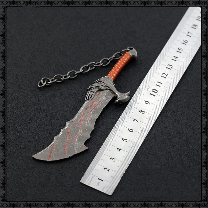 God of War Ragnarök Kratos Blades of Chaos Action Figures Game Toy Collection Keychain Desk Decoration Backpack Pendant Gift