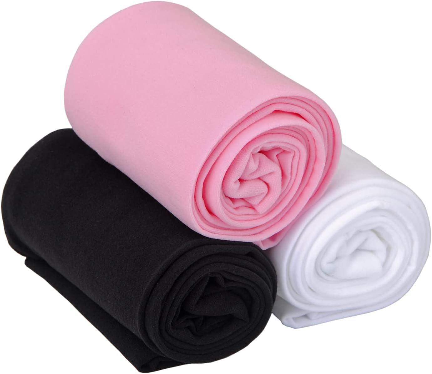 EVERSWE 3 Pairs Pack Girls Microfiber Tights Multiple Colors