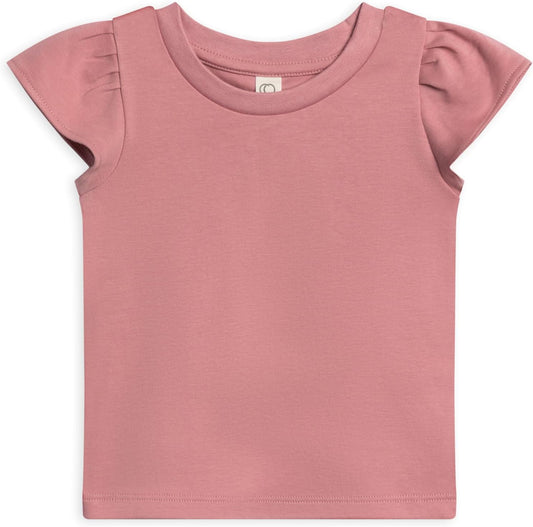 Colored Organics - Organic Cotton Toddler Short Sleeve Shirts - Baby Toddler and Kids Tops - Girls and Boys Tees