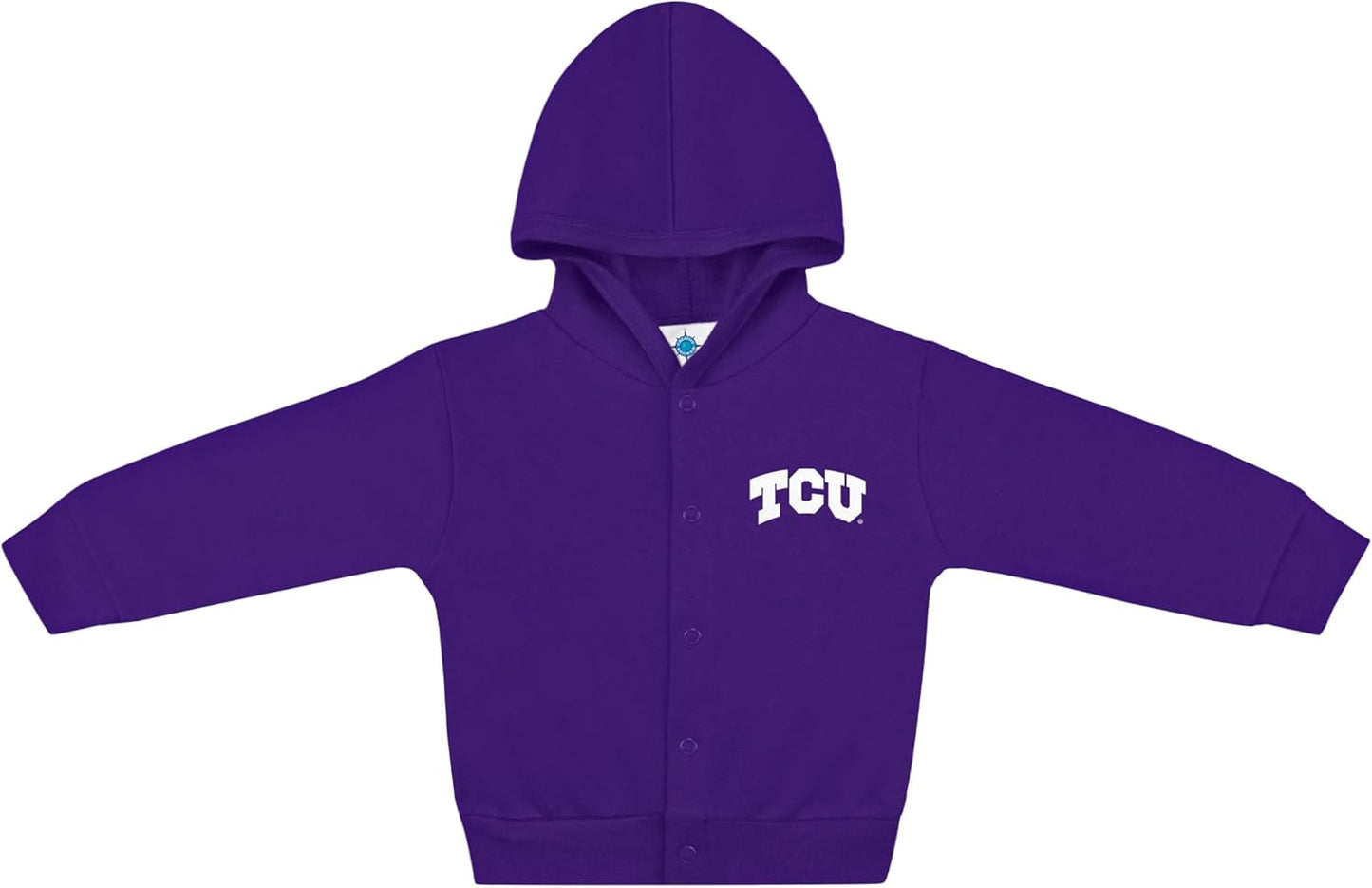 Creative Knitwear College Baby Snap Hooded Jacket - Team Logo, Multiple Colors, for Boys & Girls, (0-24 Months)