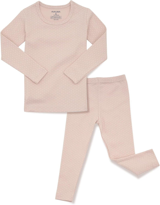 AVAUMA Baby Boys Girls Pajama Set 6M-7T Kids Cute Toddler Snug fit Pattern Design Pjs Cotton Sleepwear