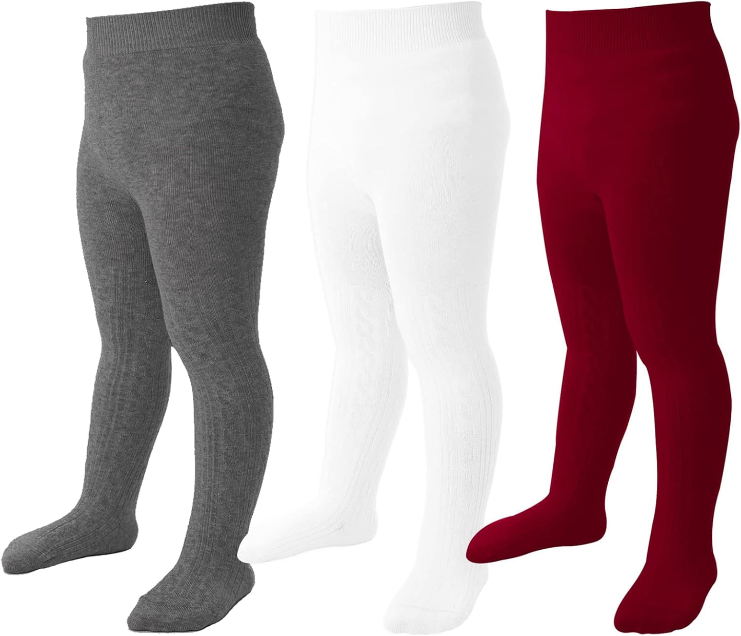 Mini angel Baby Tights Toddler Girl Tights Seamless Cable Knit Leggings Soft Cotton Stockings Pantyhose 3/4/5 Pack