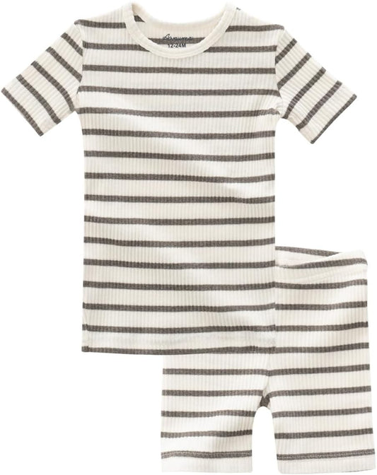 AVAUMA Baby Boys Girls Pajama Set 6M-7T Kids Cute Toddler Snug fit Pjs Cotton Sleepwear