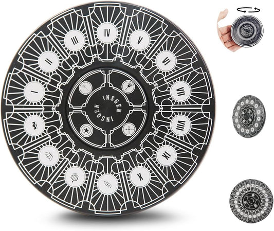 Fidget Toys Fidget Spinners for Adults, Metal Spinning Spinner Top Toy, Anxiety Toys Stress Relief Reducer, Party Favors for Kids 6+ Stuffers Tarot Constellation Spinning Tops Toys (Tarot)