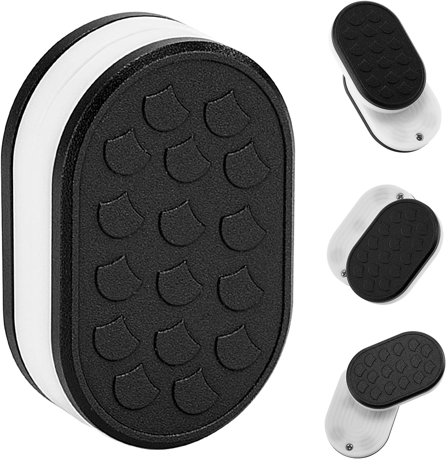 Metal Fidget Slider Toy: Metal Poker Fidget Slider, Magnetic Oval EDC Fidget Toys for Adults, Magnetic Metal Clicker for Relieving Stress Anxiety, Push Card, Office Coin