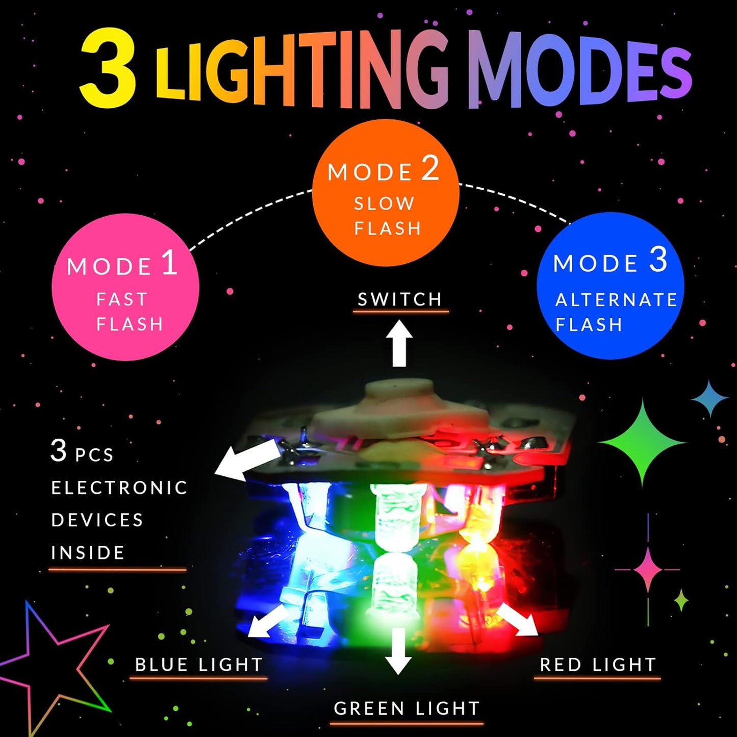 36 Pack LED Light Up Fidget Spinner Bracelets Party Favors for Kids 4-8 8-12, Glow in The Dark Party Supplies, Back to School Gift for Students, Return Gifts for Kids Birthday Halloween Classroom