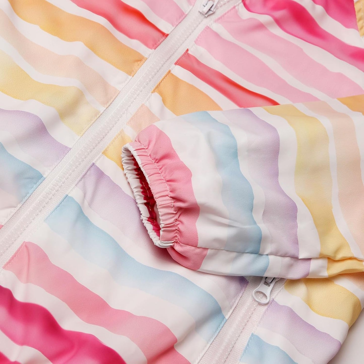 WELAKEN Lightweight Jacket for Girls Kids & Toddler II Girls' Print Water-Resistant Jacket