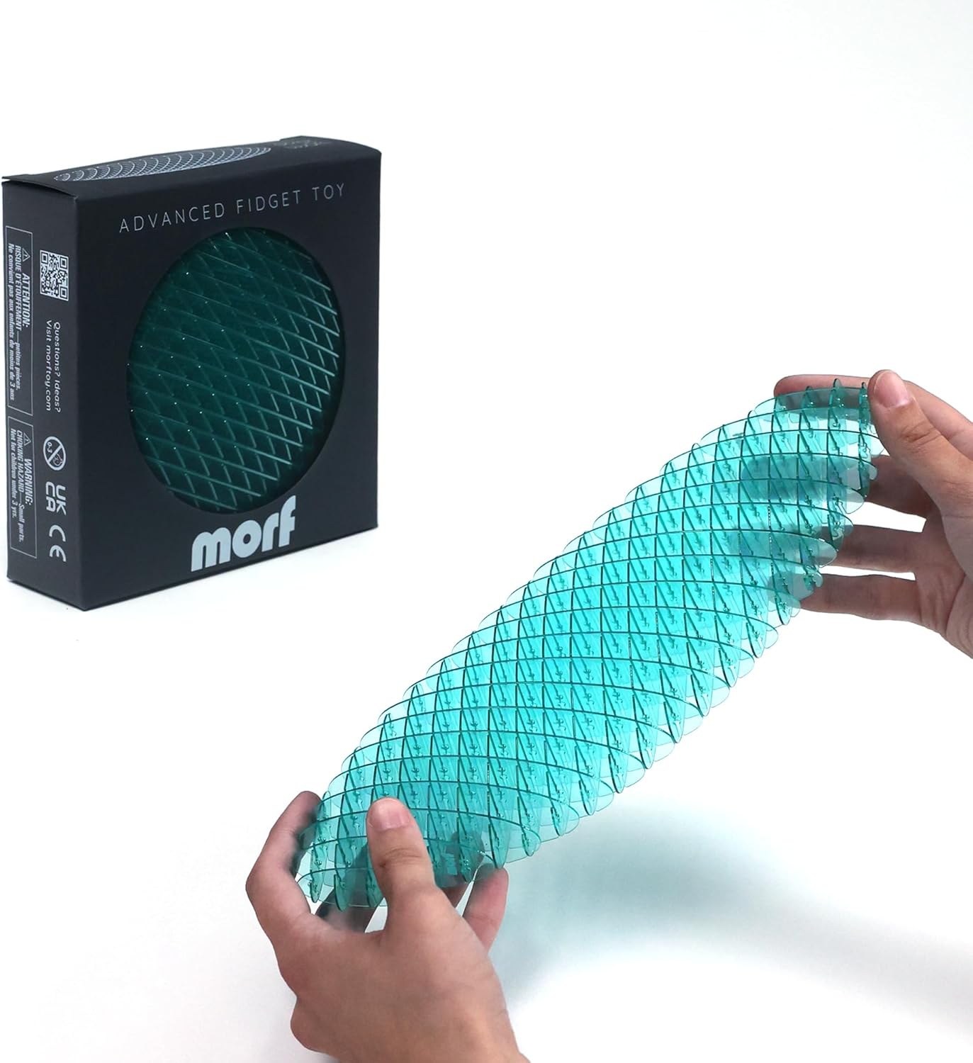 Morf Fidget Worm Toy - Desk Fidgets for Adults - Cool Satisfying Worm Fidget Sensory Toys - Fun and Interactive Morf Fidget Toy for Kids - USA Patent Pending Morf Figgy Toys - Big - 20 x 20