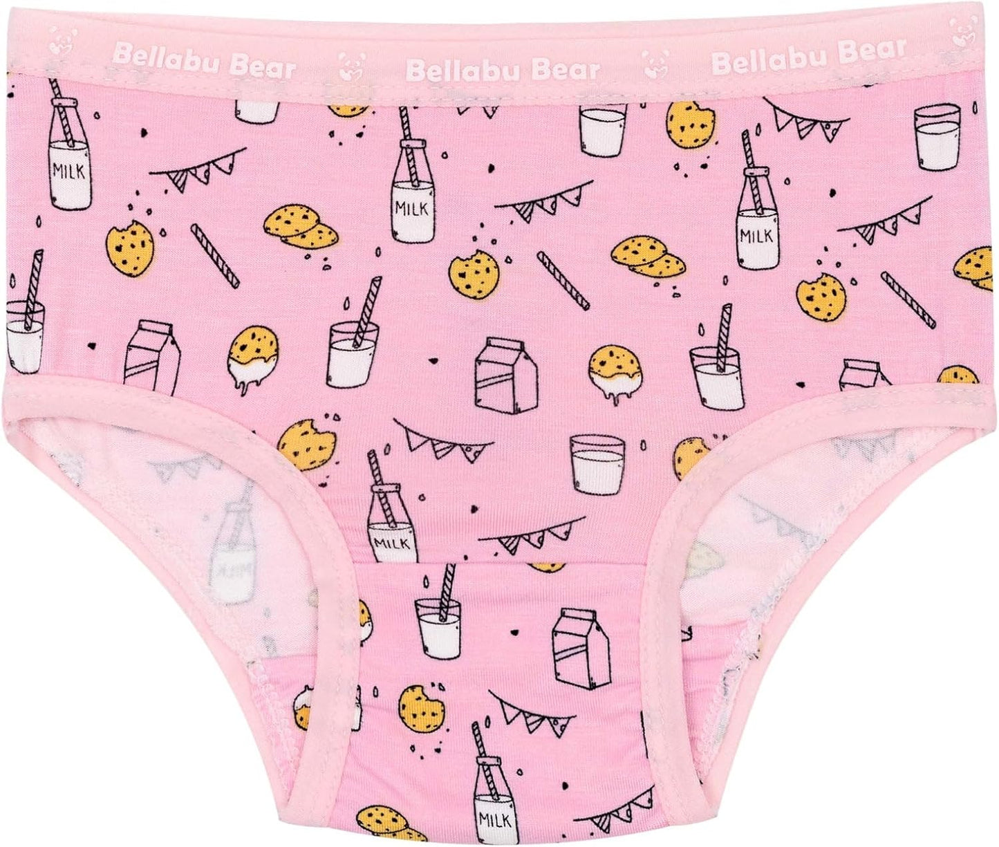 Bellabu Bear Girl's Rayon from Bamboo Underwear 7-Pack