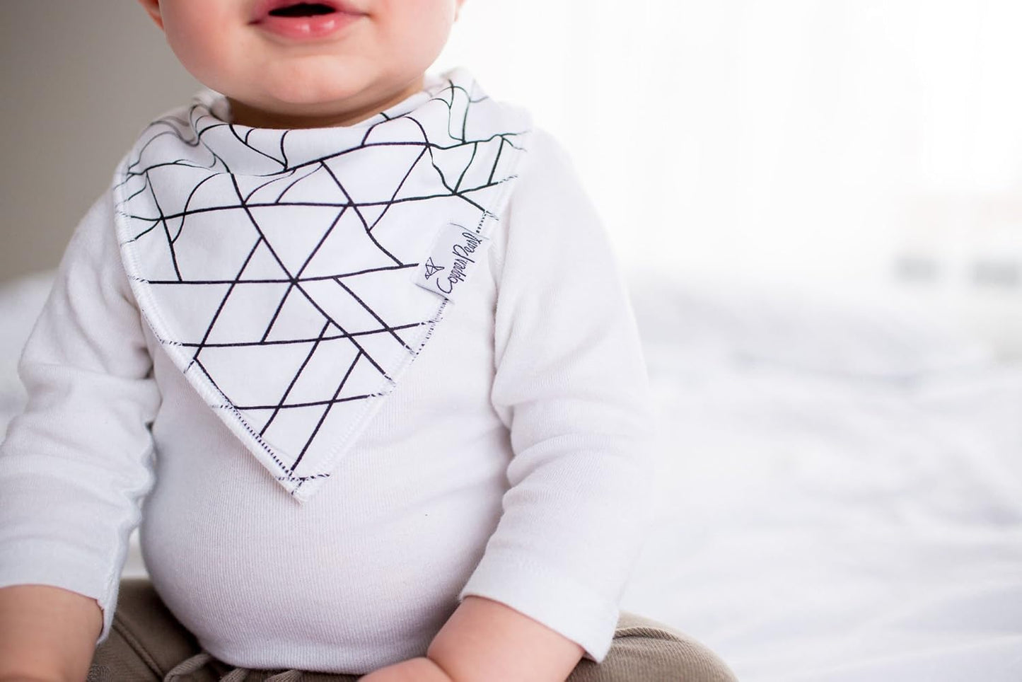 Copper Pearl 6 Pack Soft Cotton Baby Bibs for Drooling and Teething, Absorbent Drool Bibs for Baby Boy, Adjustable to Fit Newborns to Toddlers, Tons of Styles (Rider Set)