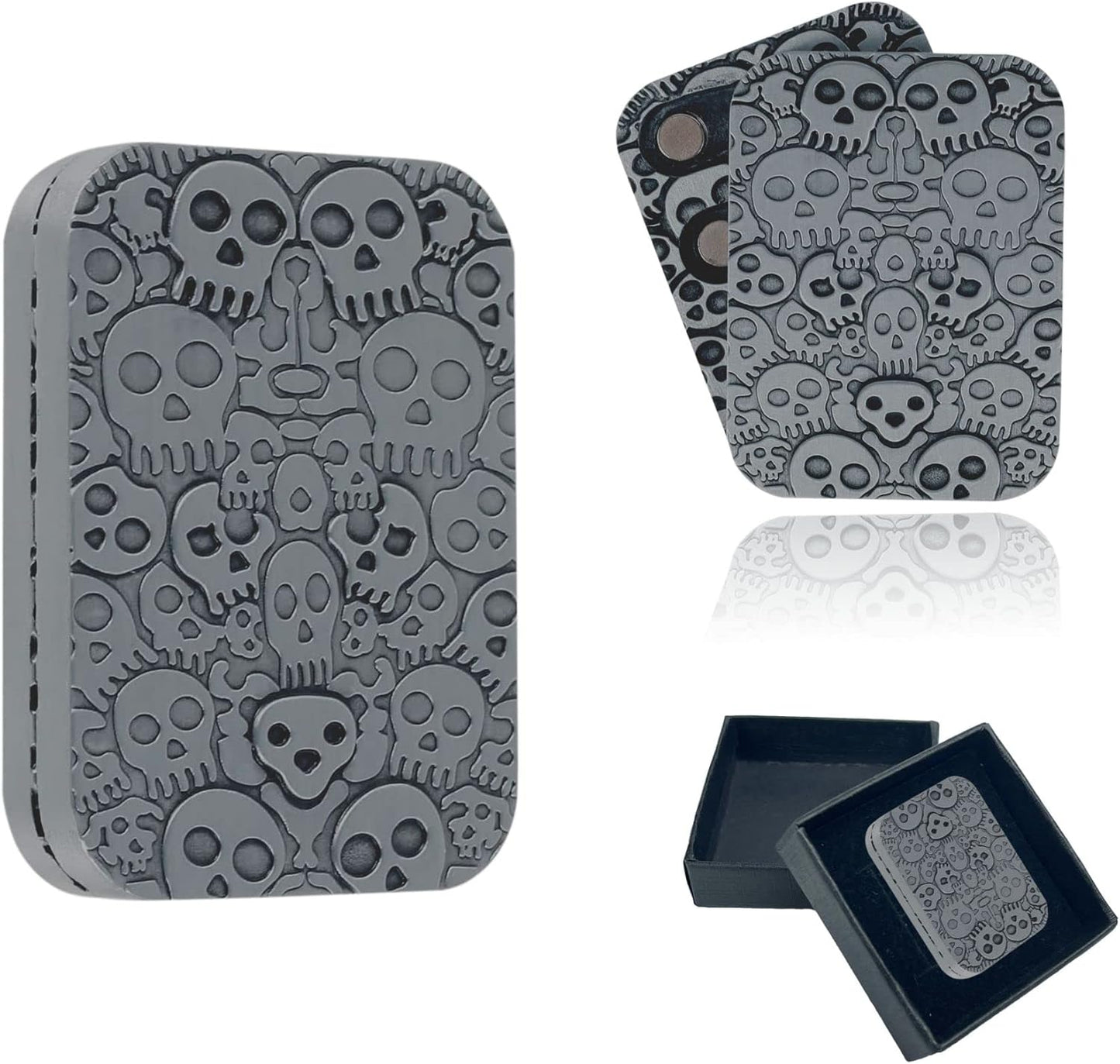 Fidget Slider Metal Fidget Toys for Adults Haptic Slider EDC Haptic Fidget Haptic Coin Stress Relief Birthday Gift for Men(Short)…