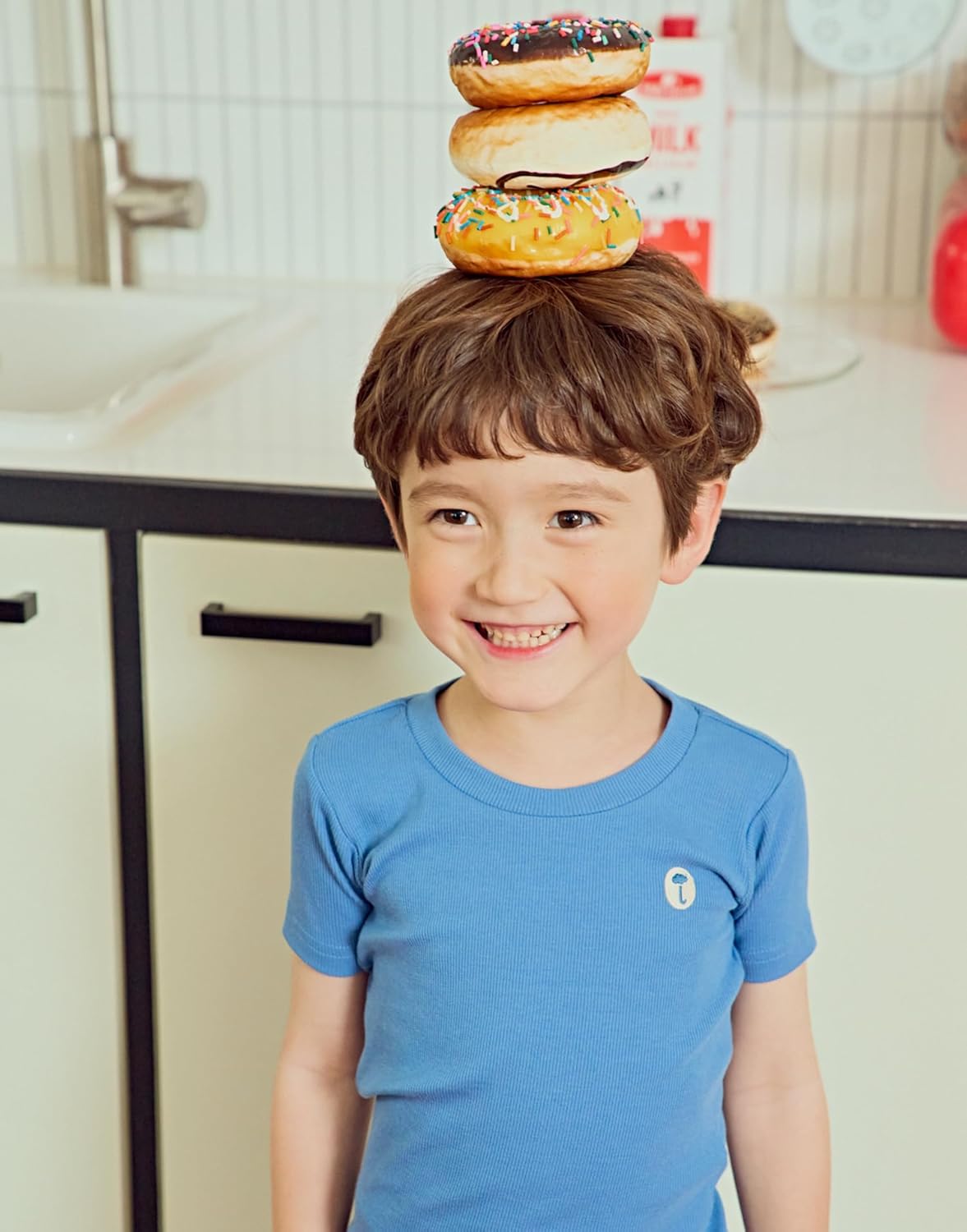 moimoln Pajamas Set 6M-5Y Solid Ribbed Unisex Baby & Toddler, Soft Viscose, Snug-Fit, Everyday Sleepwear