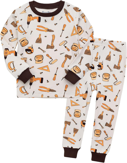 VAENAIT BABY 6M-12Y Kids Unisex Girls & Boys Soft Comfy Modal Tencel Sleepwear Pajamas 2pcs or 4pcs Set