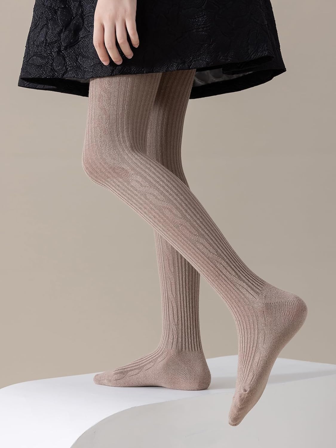 BINIDUCKLING Baby & Toddler Cable Kit Tights for Girls 6 Months - 8 Years