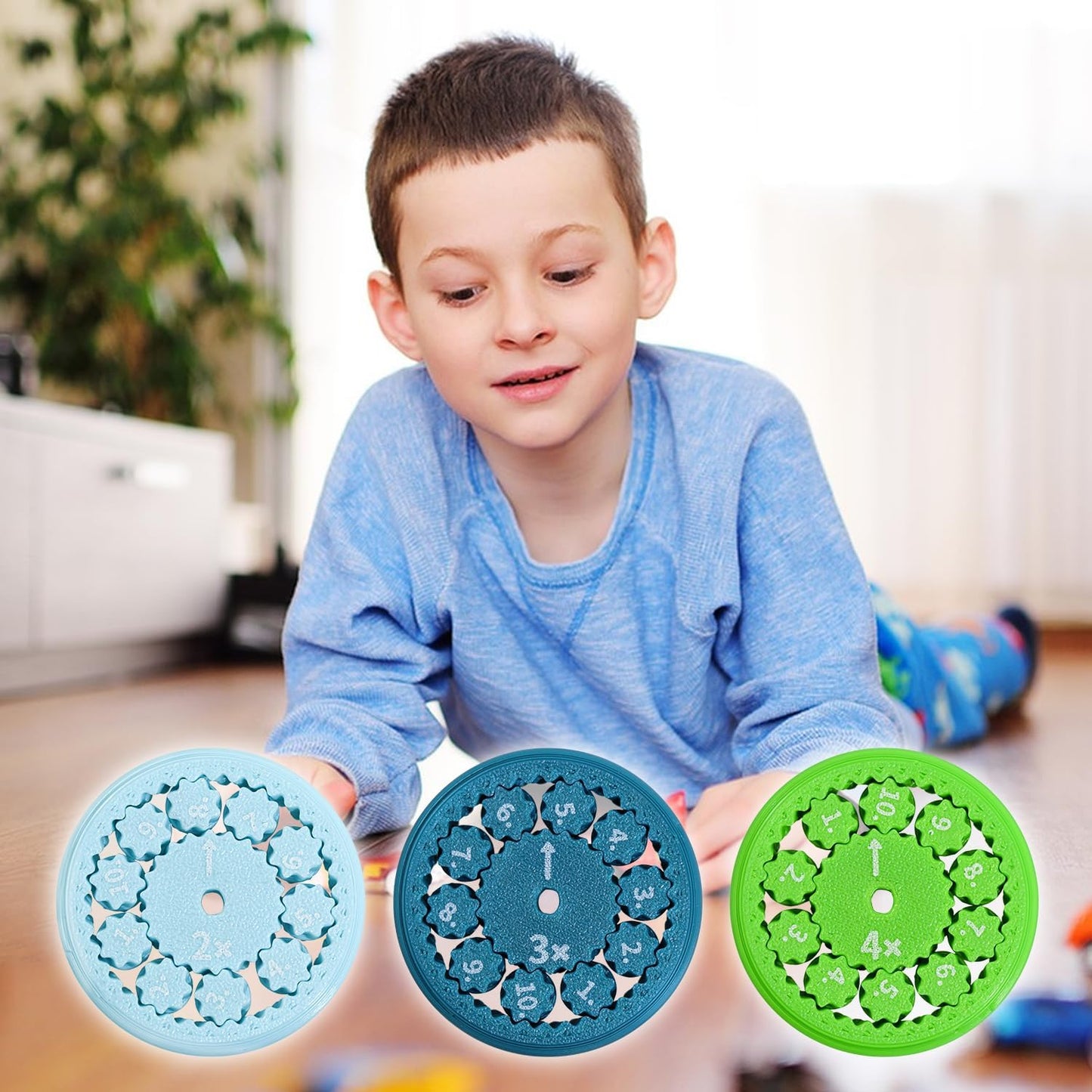 Math Fidget Spinners Educational Math Fact Fidget Spinners Learn Division & Multiplication Early Learning Education Toys