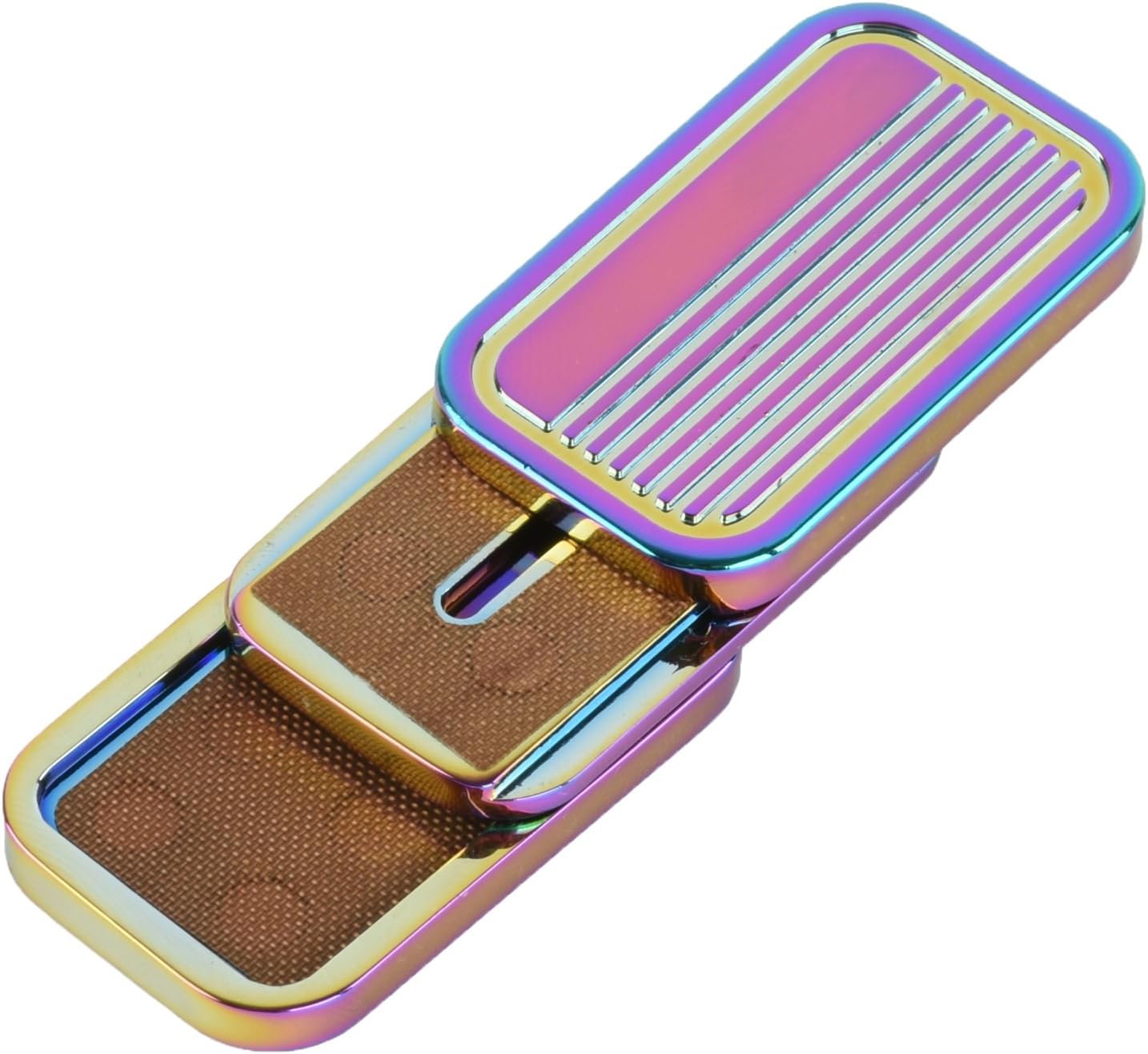 CP3 Metal Fidget Slider Metal Fidget Toys Adults Stress Relief Toy Fidgets for Adults Magnetic Fidget Slider for Adults（EDC Fidget Slider-CP3 X）