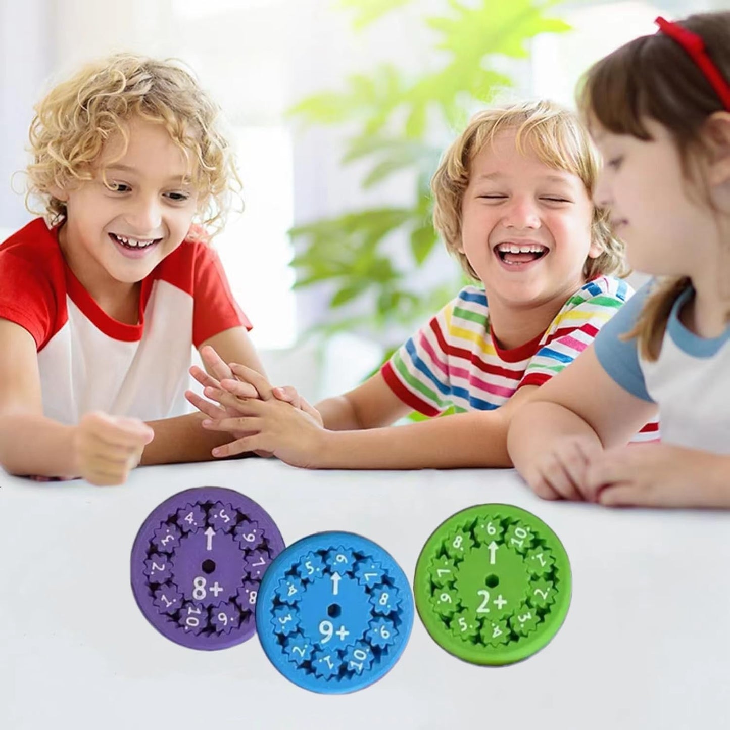 Math Fidget Spinners,Educational Math Fact Fidget Spinners, Math Fidget Toy Multiplication, Math Learning & Education Toys Game(9pcs2)