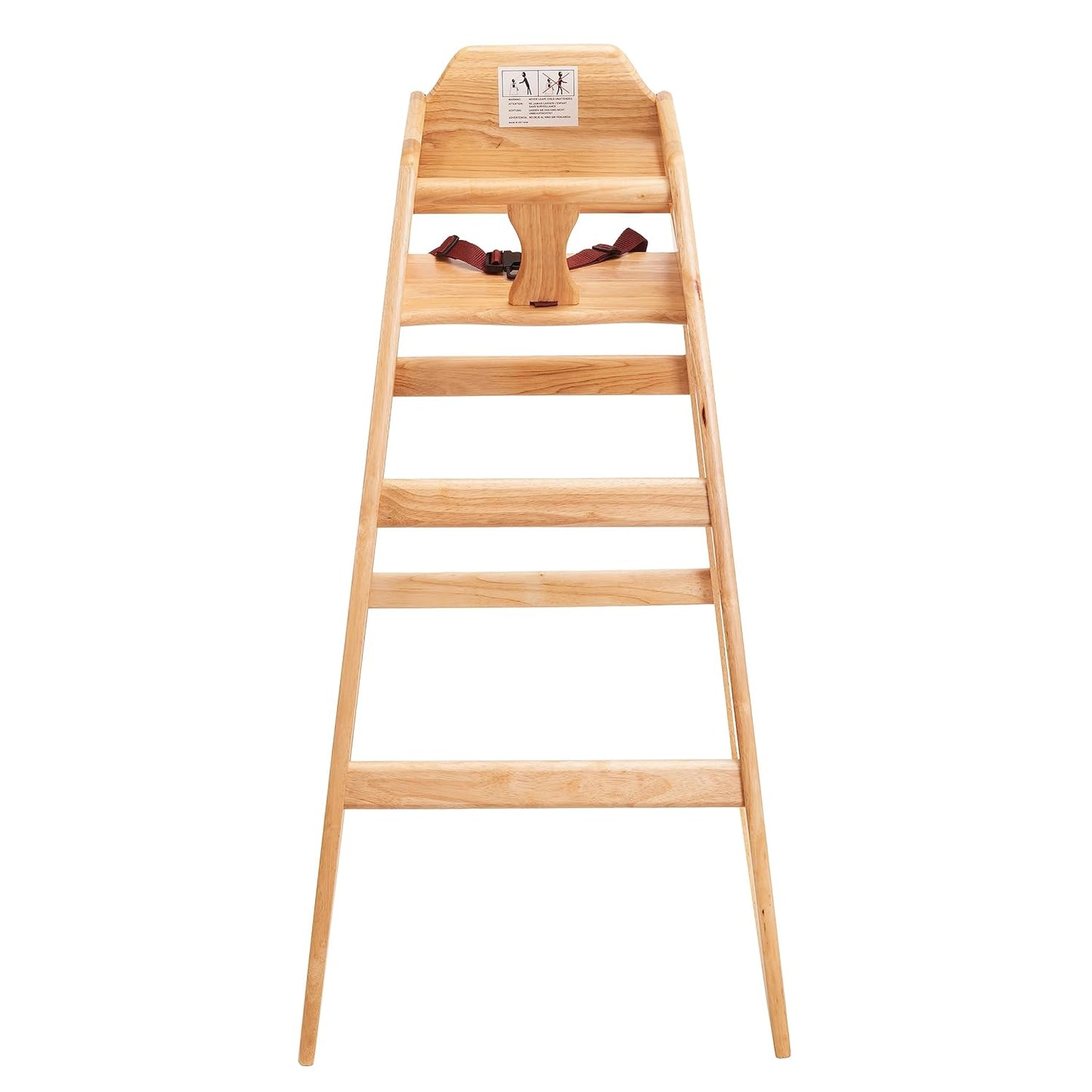 Seating Ready-to-Assemble Restaurant Wood Bar Height High Chair, Baby Highchairs, Durable Dining Feeding Chair with Steps, High Chairs for Babies and Toddlers, Number 04